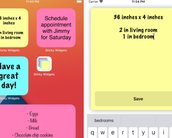 Coloque 'post-its' na tela do seu iPhone com o app Sticky Widgets