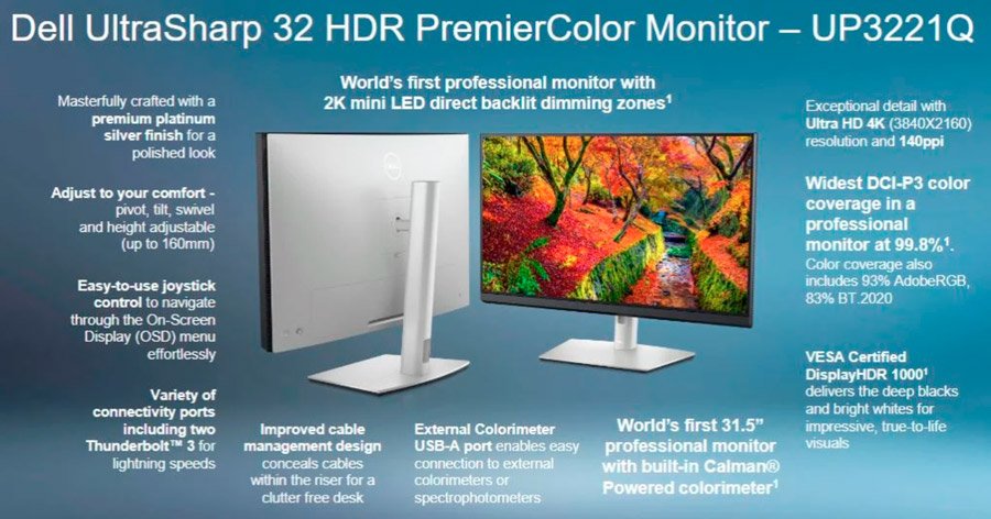 O monitor PremierColor é o modelo top de linha entre os lançamentos da Dell