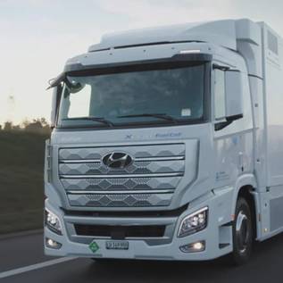 Imagem de Caminhão a hidrogênio Hyundai XCient chega com 400 km de autonomia