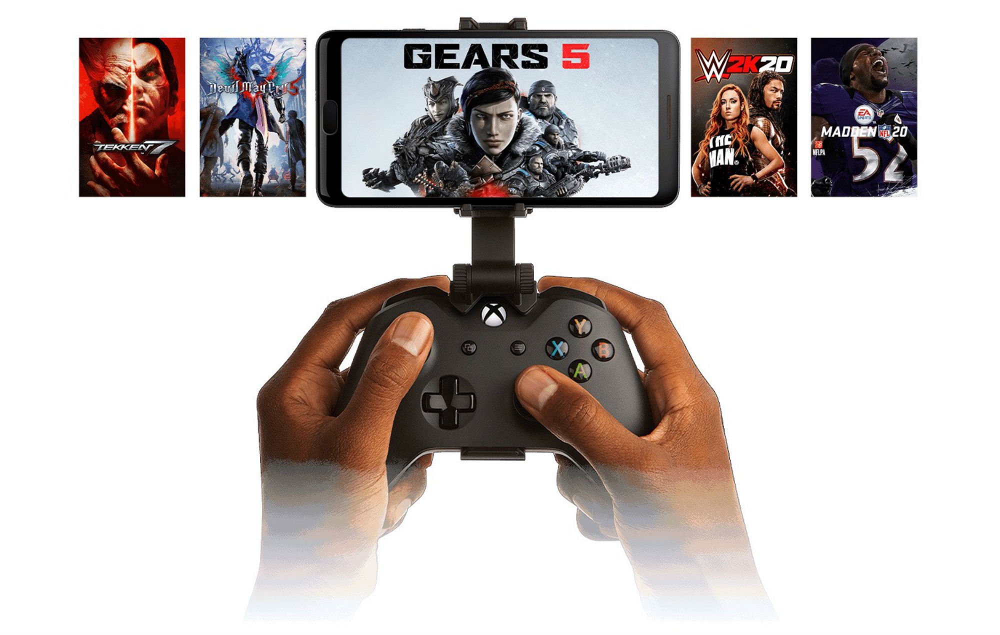 Com o Cloud Gaming, é possível jogar games pesados como Gears 5 no smartphone.