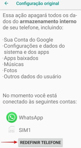 Os menus podem ser diferentes, conforme o celular, a marca e a versão do Android.