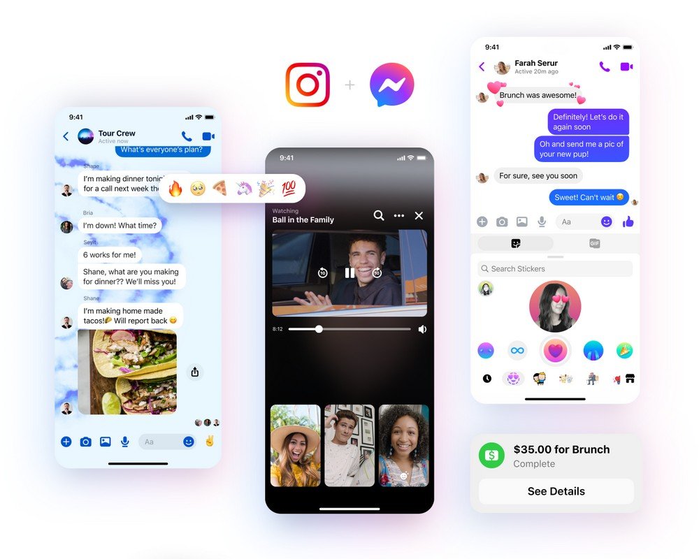 Um dos recursos que devem estar disponíveis em breve é a possibilidade de usuários do Instagram mandarem mensagens para seus contados no Facebook, além de stickers personalizados, via selfies.