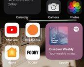 Spotify ganha widget com atalhos na tela inicial do iOS 14