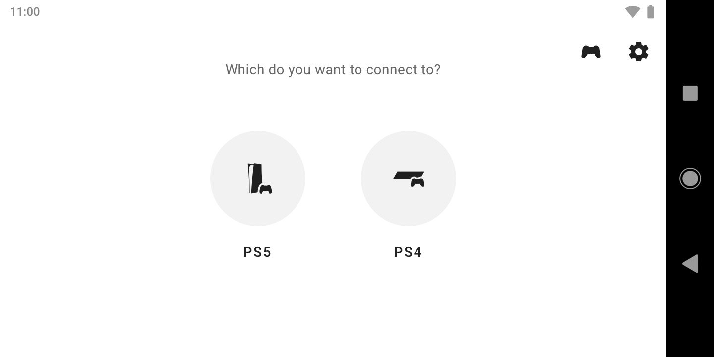 Nova tela inicial do app destaca o suporte ao próximo console da Sony.