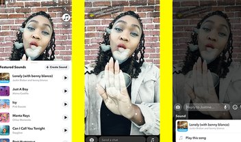 Snapchat: novo recurso 'Sounds' permite gravar músicas em posts 