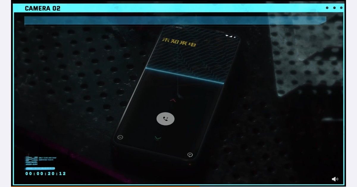 Teaser do OnePlus 8T de Cyberpunk 2077