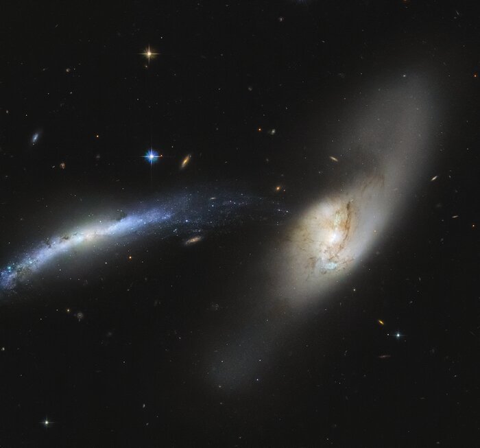 Imagem capturada pelo Telescópio Hubble. (Fonte: ESA/Hubble & NASA, SDSS, J. Dalcanton / Divulgação)