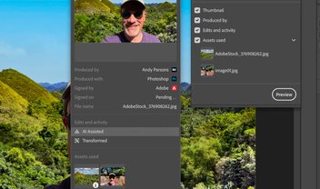 Photoshop Beta ganha função para atribuir créditos em imagens