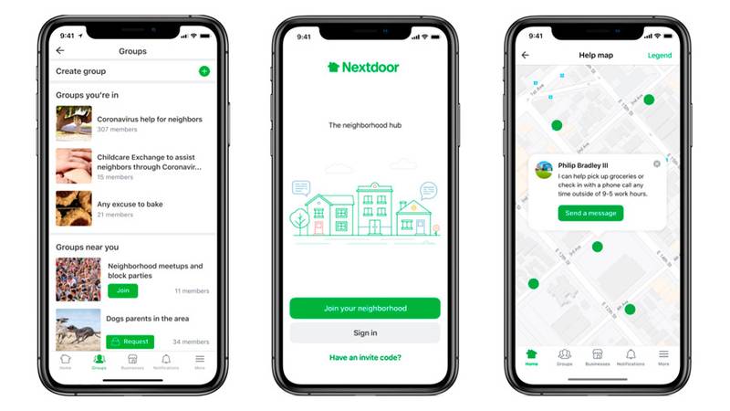 A nova função do Facebook vai competir com a rede social Nextdoor