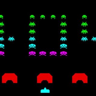 Imagem de Space Invaders: jogue o game em página de erro no site da Taito