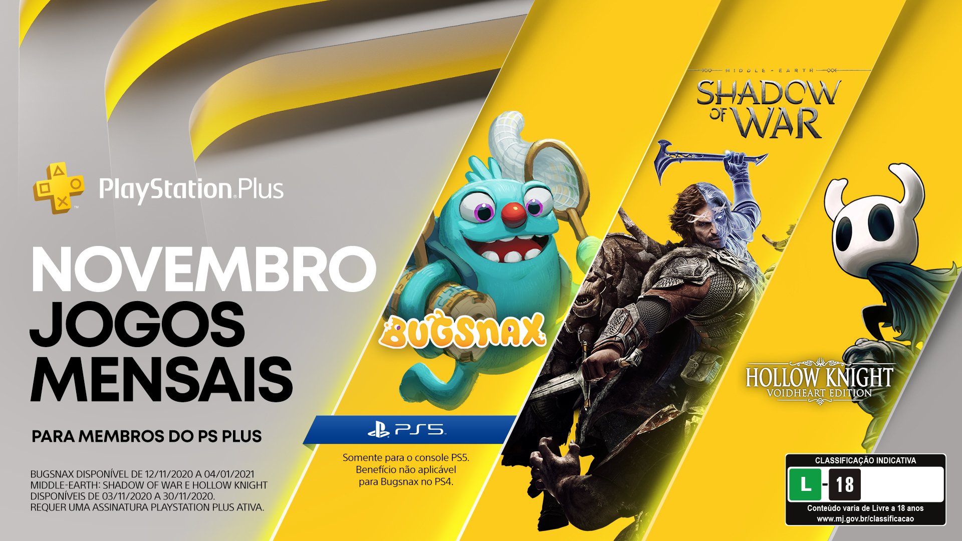 Jogos Gratuitos do PlayStation Plus para novembro de 2023 - Confirmados 