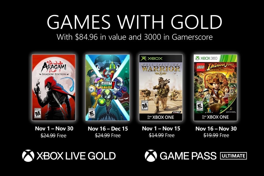 Microsoft anuncia os jogos gratuitos em outubro de 2019 para os assinantes  da Xbox Games With Gold