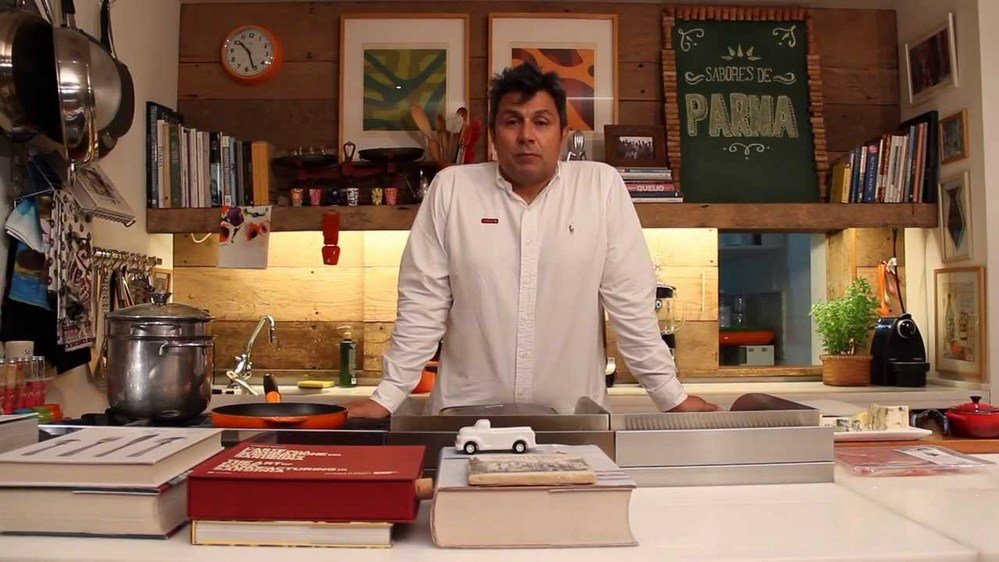 O chef Italiano Gianni Carboni.