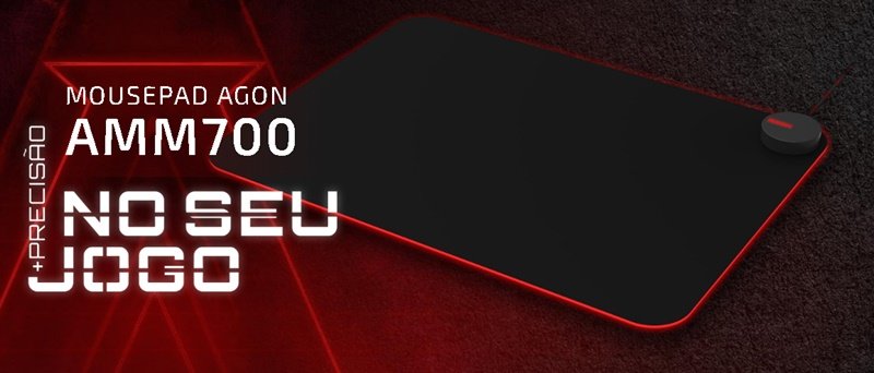 MOUSEPAD GAMER AGON – AMM700 DR0B.