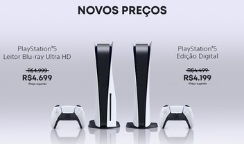 PlayStation 5 custará a partir de R$ 4.499 no Brasil