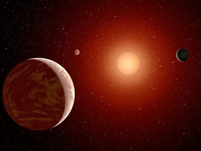 Planets orbitando uma anã vermelha (Fonte: NASA/Reprodução)