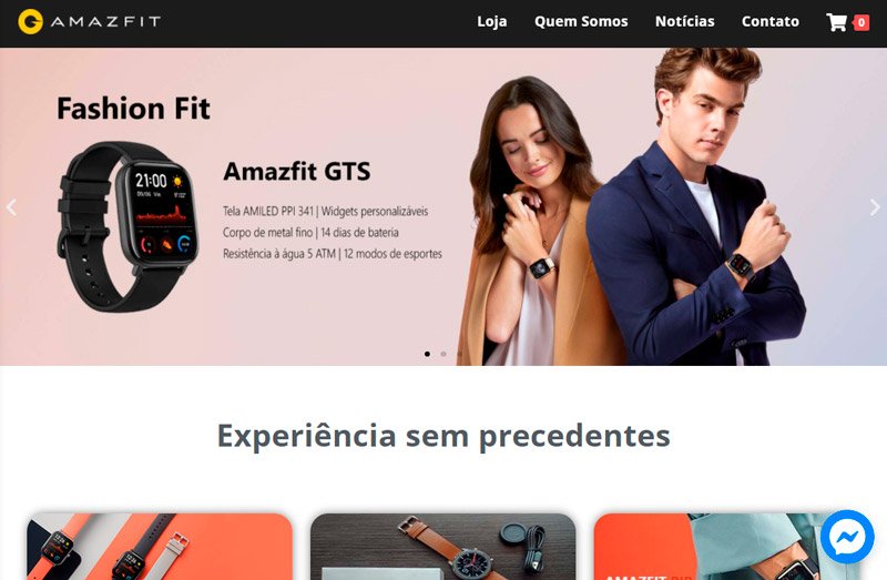 A empresa que registrou produtos da Huami no Brasil também possui o domínio "Amazfit Brasil"