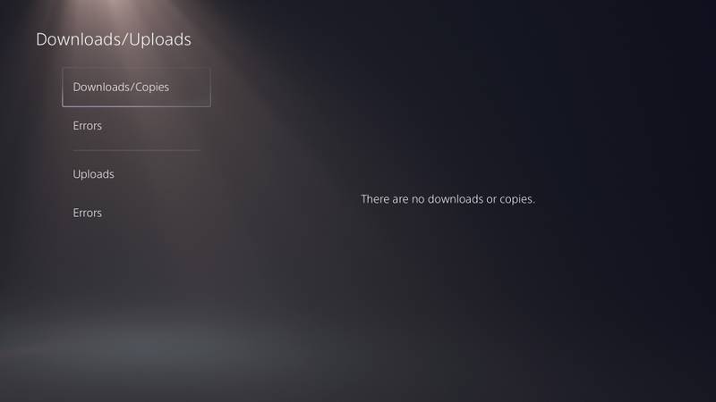 Fila de downloads do PS5 apresenta bug
