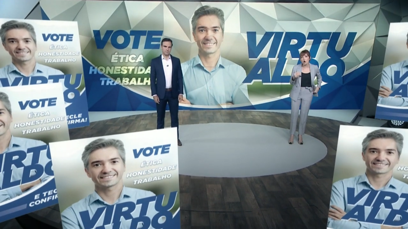 Candidato fake recebe propostas de impulsionamento de campanha virtual.