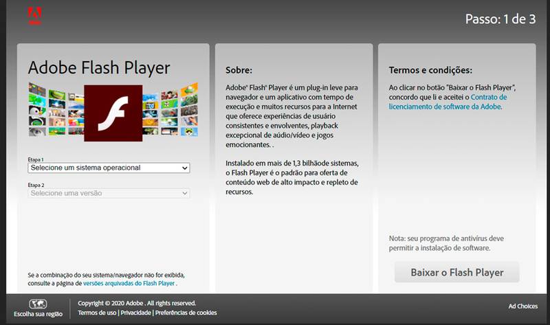 O encerramento oficial do Flash ocorrerá em dezembro de 2020