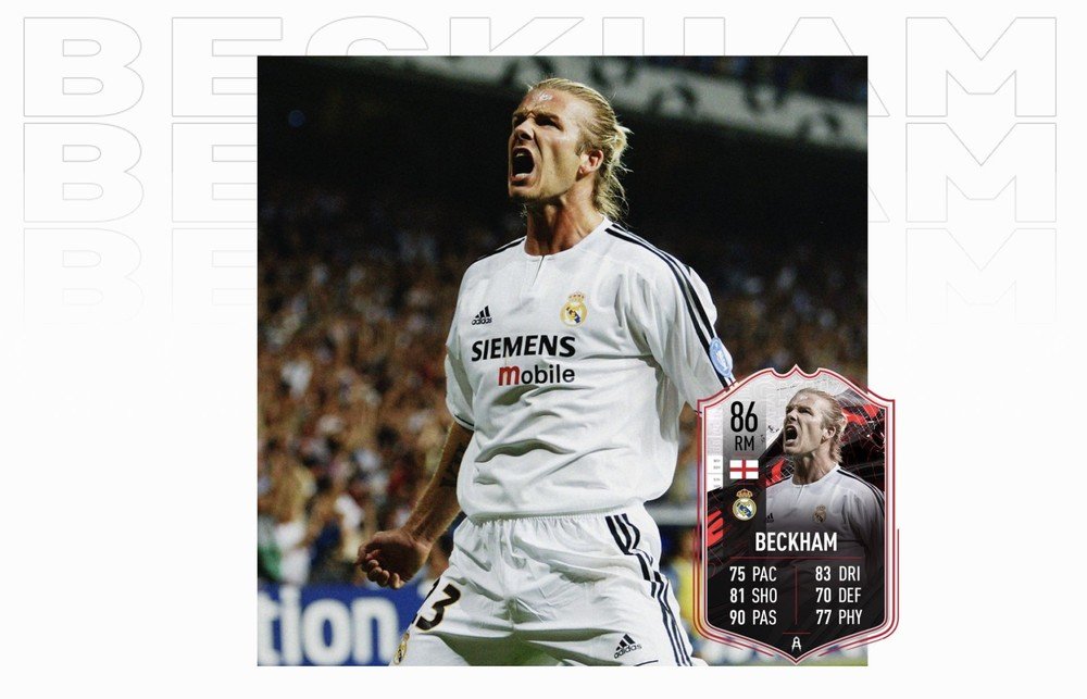 David Beckham terá carta especial de graça em FIFA 21