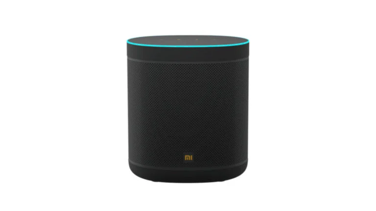 A Mi Speaker também possui um botão para desligar o microfone via toque na parte superior. (Fonte: Xiaomi via Tecnoblog / Reprodução)