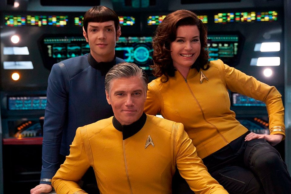 Protagonistas de Star Trek: Strange New Worlds, que ainda não tem data de estreia definida