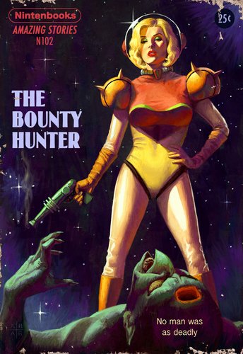 Metroid na ilustração de Astor Alexander