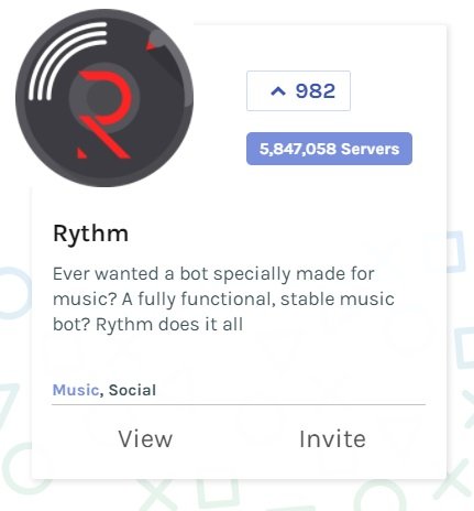 O Rythm consegue montar uma playlist e tocar suas músicas em ordem
