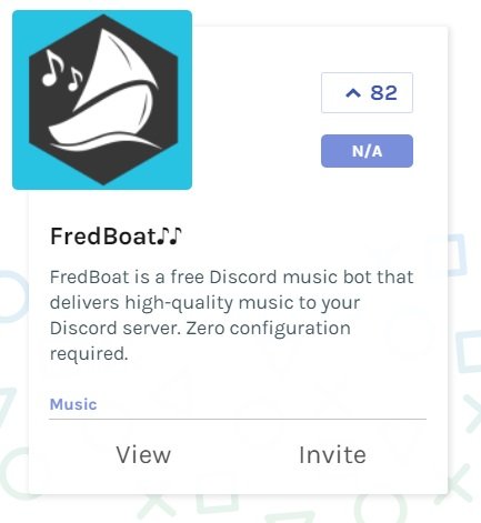 O FredBoat possui a maior compatibilidade entre sites externos de música