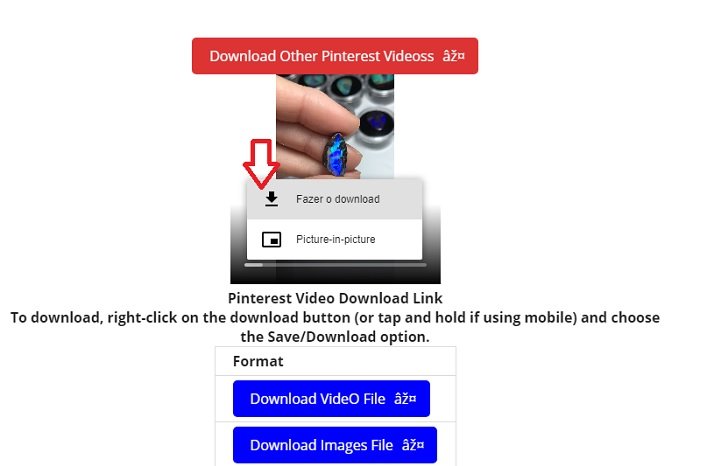 Ferramenta permite salvar rapidamente vídeo do Pinterest no PC