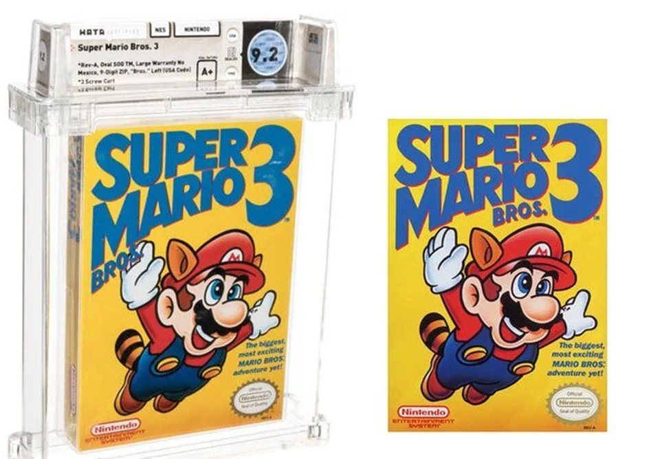Super Mario Bros. 3 tem cópia rara vendida por R$ 830 mil em leilão