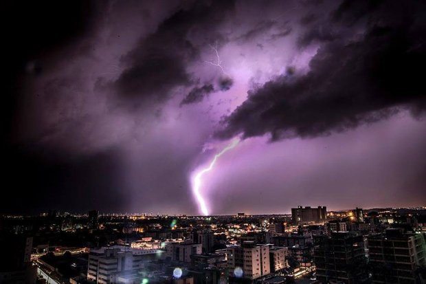 Chuva causada por VCAN (Fonte: Diário de Pernambuco/Reprodução)