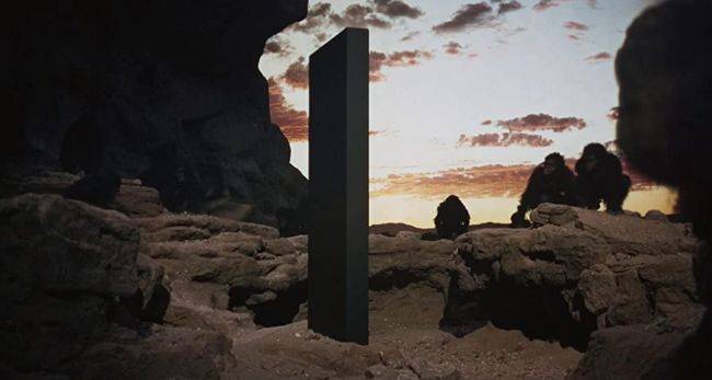Monolito do filme 2001: Uma Odisseia no Espaço.