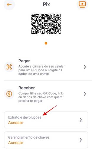 Extrato do PIX.