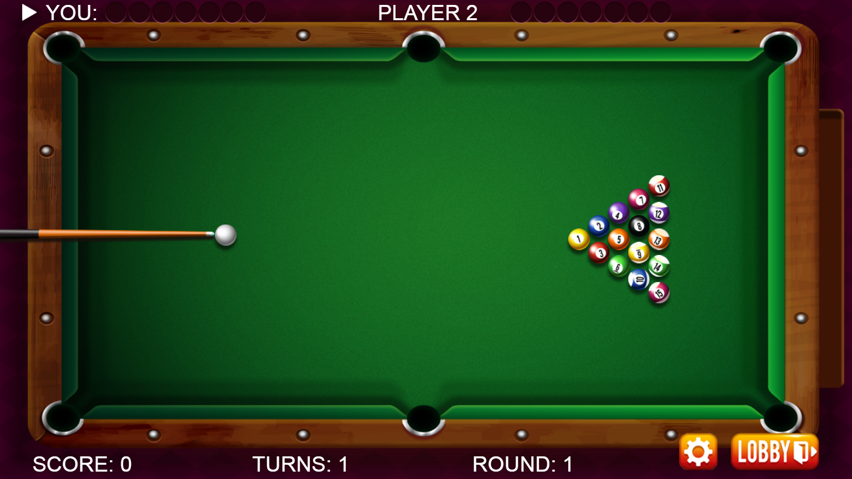 Billiards (Jogos de Bilhar para 2 Jogadores) 