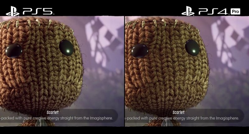 Site faz comparação das versões de Sackboy A Big Adventure no PS4, PS4 Pro e PS5