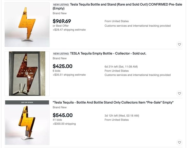 Atualmente, a bebida é vendida por mais de US$ 700 no eBay.