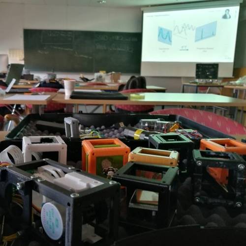 Os módulos, usados em sala de aula.