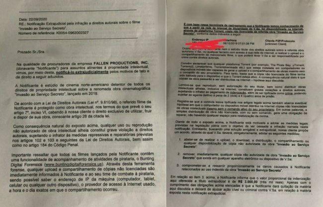 Mais de mil pessoas no RS são notificadas por baixar filmes piratas