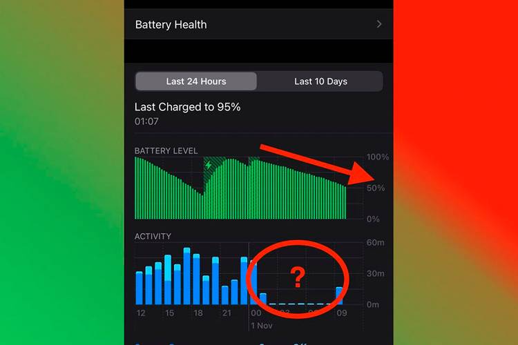 A bateria de alguns celulares da linha iPhone 12 está caindo mesmo quando o celular não está em uso