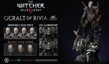 The Witcher: Geralt ganha estátua extremamente detalhada de quase 1 metro