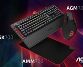 Além do monitor gamer: AOC lança acessórios como mouses, teclados e mais