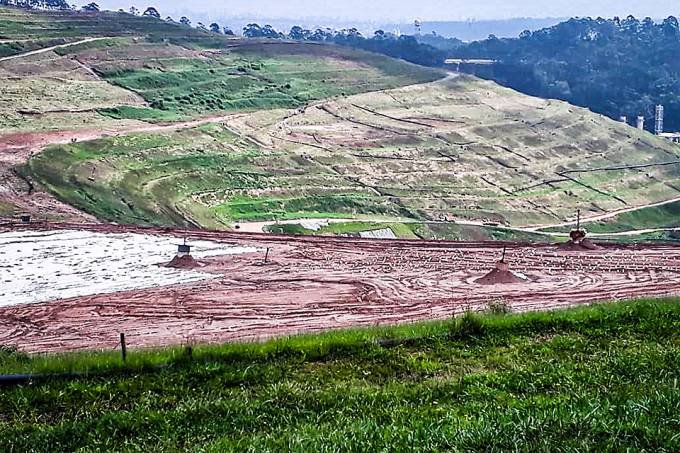 Obras da usina de biogás da TIM (Fonte: TIM/Divulgação)