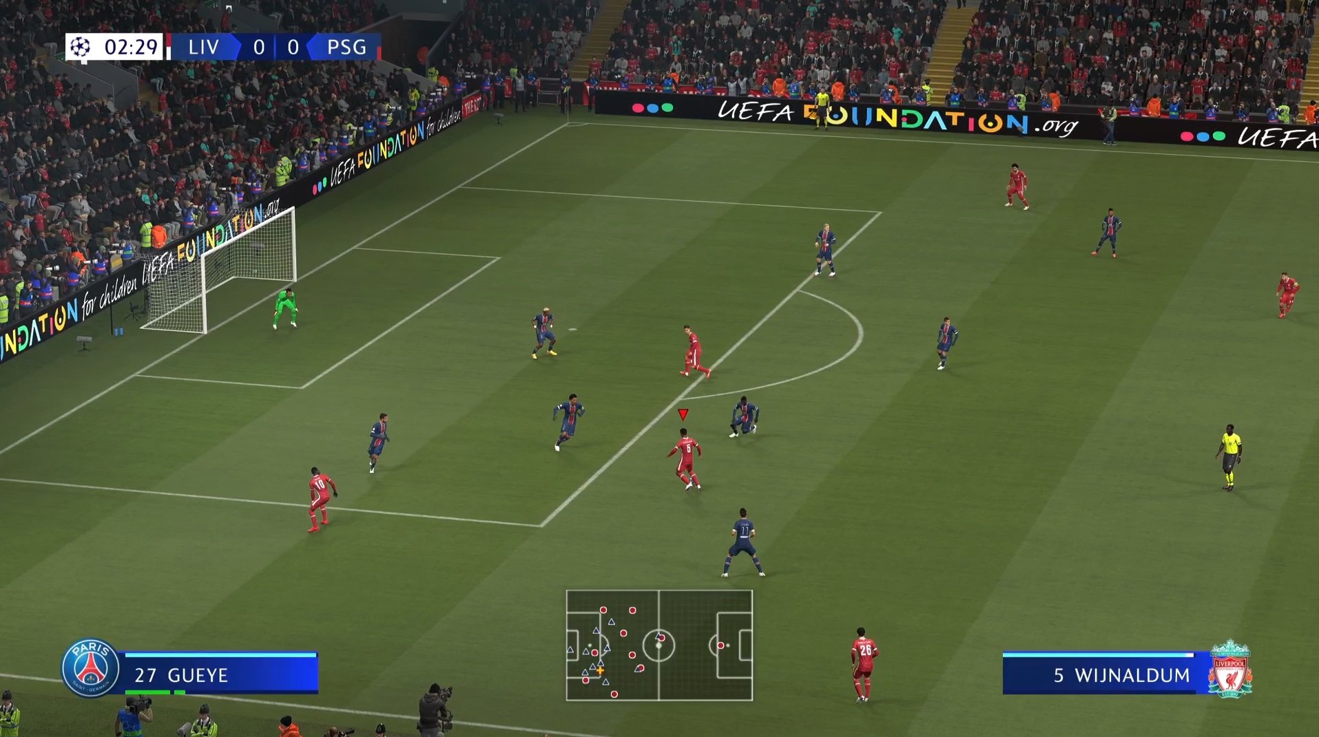  EA SPORTS GameCam é uma das poucas novidades de FIFA 21 da nova geração