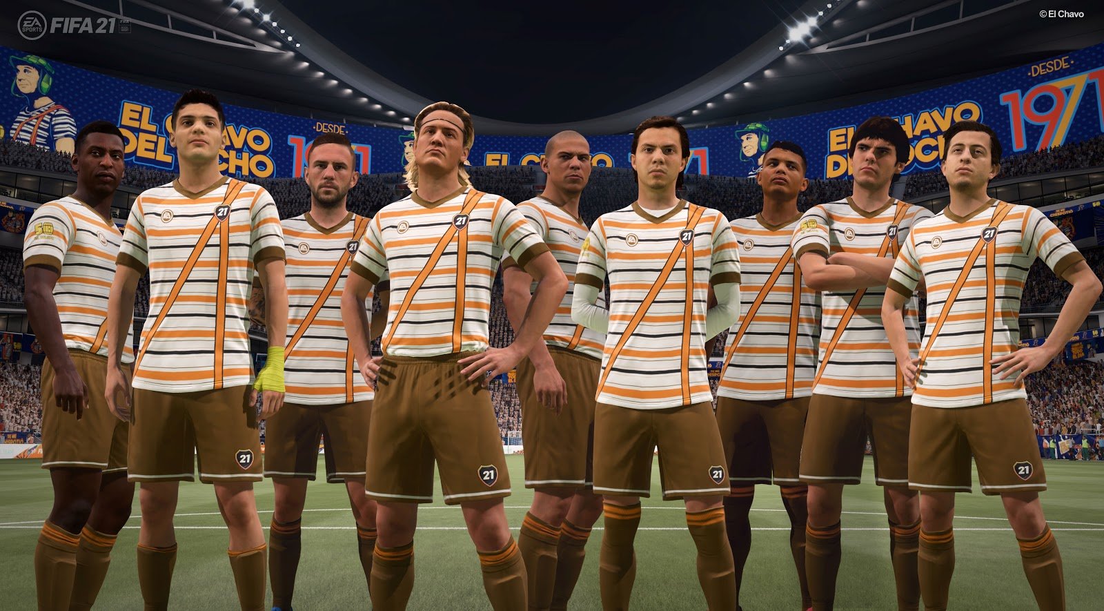 FIFA 21 dará uniforme em homenagem aos 50 anos do seriado Chaves