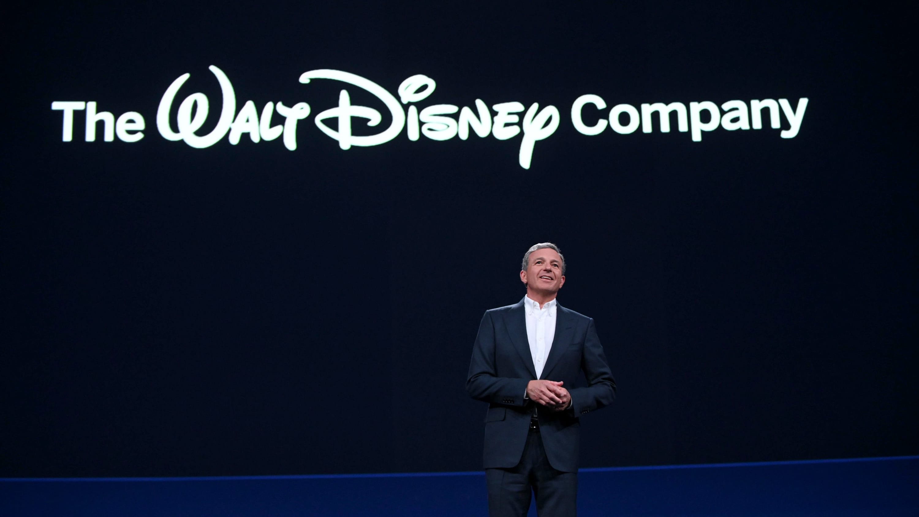 Bob Iger, presidente da Disney, durante o recente evento.