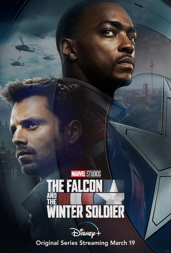 Anthony Mackie e Sebastian Stan protagonizam nova série da Marvel no Disney+. (Reprodução)