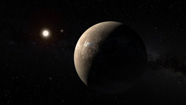 O planeta Proxima Centauri b pode apresentar condições favoráveis à existência de vida, conforme os astrônomos.