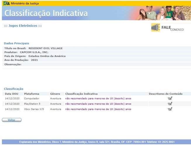 (Fonte: Ministério da Justiça do Brasil / Reprodução)